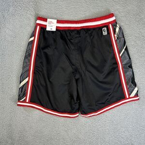 NBA Basketball Shorts Mens Large Black Bulls Colors Gym Running Hoops BBall NEW